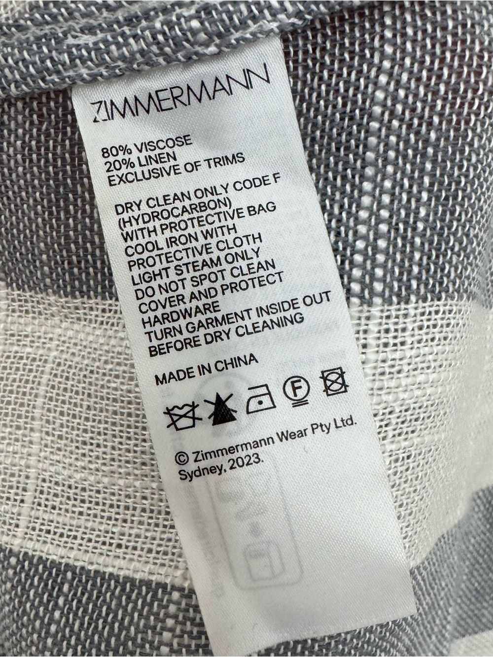 NEW ZIMMERMANN
Matchmaker Swing Stripe Tie Neck Button-Up Shirt - Picture 13 of 17